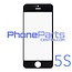 6D glass - dark retail packing for iPhone 5S (10 pcs)