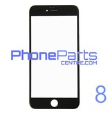 6D glass - dark retail packing for iPhone 8 (10 pcs)