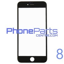 6D glass - dark retail packing for iPhone 8 (10 pcs)