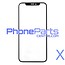 6D glas - donkere winkelverpakking voor iPhone X (10 stuks)