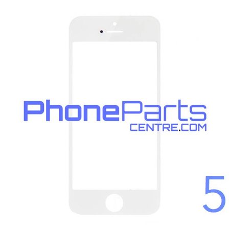 6D glas - donkere winkelverpakking voor iPhone 5 (10 stuks)