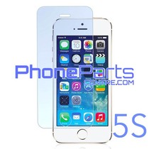 Tempered glass  0.3MM 2.5D - zonder verpakking voor iPhone 5S (50 stuks)