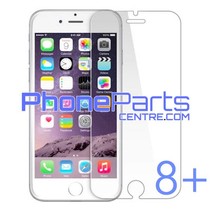 Tempered glass  0.3MM 2.5D - zonder verpakking voor iPhone 8 Plus (50 stuks)