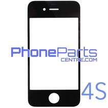 6D glas - witte winkelverpakking voor iPhone 4S (10 stuks)