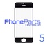 6D glas - witte winkelverpakking voor iPhone 5 (10 stuks)