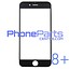 6D glass - white retail packing for iPhone 8 Plus (10 pcs)