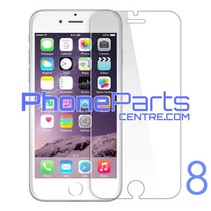 Tempered glass  0.3MM 2.5D - winkelverpakking voor iPhone 8 (10 stuks)