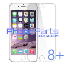 Tempered glass  0.3MM 2.5D - retail packing for iPhone 8 Plus (10 pcs)