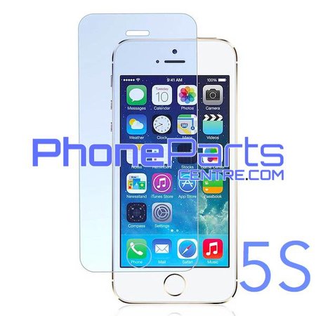 Tempered glass premium quality 0.3MM 2.5D - no packing for iPhone 5S (50 pcs)