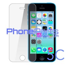 Tempered glass premium quality 0.3MM 2.5D - retail packing for iPhone 5C (10 pcs)
