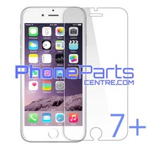 Tempered glass premium kwaliteit 0.3MM 2.5D - winkelverpakking voor iPhone 7 Plus (10 stuks)