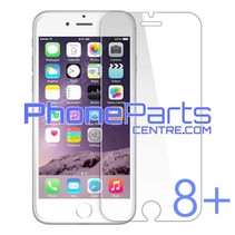 Tempered glass premium quality 0.3MM 2.5D - retail packing for iPhone 8 Plus (10 pcs)