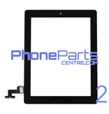 Digitizer / glass lens / home button for iPad 2 (2 pcs)