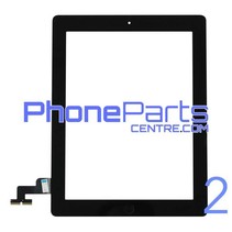 Digitizer / glass lens / home button for iPad 2 (2 pcs)