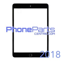 Touchscreen / glazen voorkant / home button voor iPad 2018 (2 stuks)