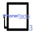 Touchscreen / glazen voorkant / home button voor iPad 3 (2 stuks)