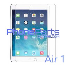 Tempered glass premium kwaliteit - geen verpakking voor iPad Air 1 (25 stuks)