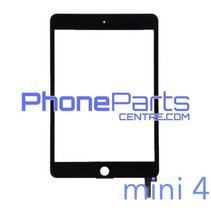 Touchscreen / glazen voorkant / home button voor iPad mini 4 (2 stuks)