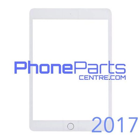 Touchscreen / glazen voorkant / home button voor iPad 2017 (2 stuks)