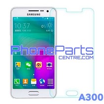 A300 Tempered glass premium quality - no packing for Galaxy A3 (2015) - A300 (50 pcs)