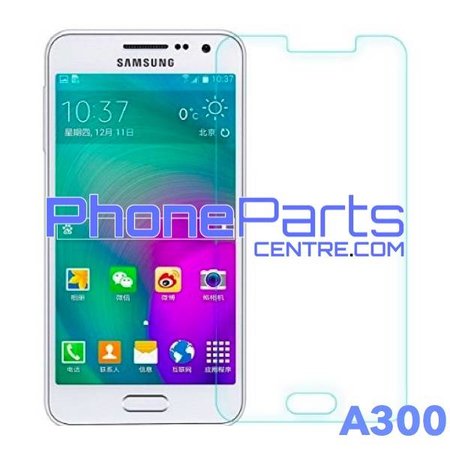 A300 Tempered glass premium kwaliteit - winkelverpakking voor Galaxy A3 (2015) - A300 (10 stuks)