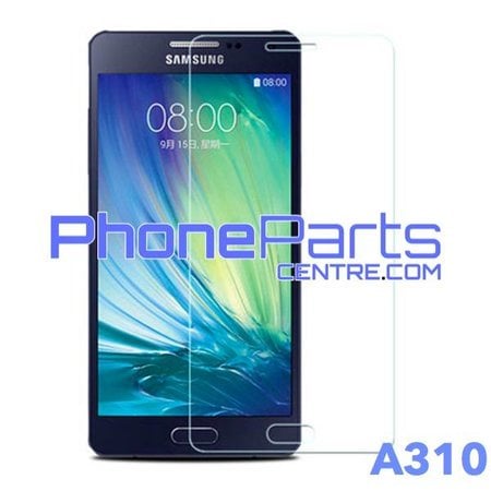 A310 Tempered glass premium kwaliteit - zonder verpakking premium quality voor Galaxy A3 (2016) - A310 (50 stuks)