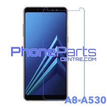 A530 Tempered glass premium kwaliteit - winkelverpakking voor Galaxy A8 (2018) - A530 (10 stuks)