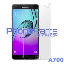 A700 Tempered glass premium kwaliteit - zonder verpakking premium quality voor Galaxy A7 (2015) - A700 (50 stuks)