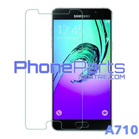 A710 Tempered glass premium kwaliteit - winkelverpakking voor Galaxy A7 (2016) - A710 (10 stuks)