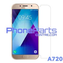 A720 Tempered glass premium kwaliteit - zonder verpakking premium quality voor Galaxy A7 (2017) - A720 (50 stuks)