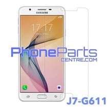 G611 Tempered glass premium kwaliteit - winkelverpakking voor Galaxy J7 Prime 2 (2018) - G611 (10 stuks)
