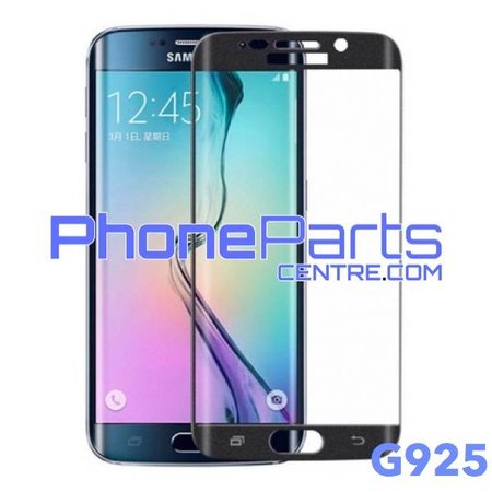 G925 Gebogen tempered glass - winkelverpakking voor Galaxy S6 Edge - G925 (10 stuks)