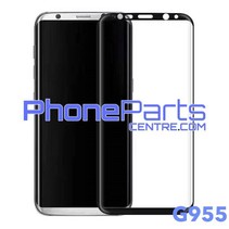 G955 Curved tempered glass - retail packing for Galaxy S8 Plus - G955 (10 pcs)