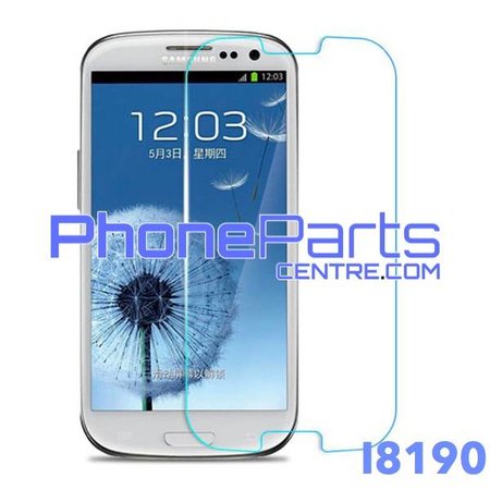 I8190 Tempered glass - zonder verpakking voor Galaxy S3 mini - I8190 (50 stuks)