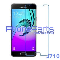 J710 Tempered glass premium quality - no packing for Galaxy J7 (2016) - J710 (50 pcs)