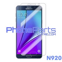 N920 Tempered glass - winkelverpakking voor Galaxy Note 5 - N920 (10 stuks)