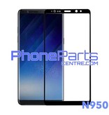 N950 Gebogen tempered glass - zonder verpakking voor Galaxy Note 8 - N950 (25 stuks)
