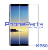 N950 Gebogen tempered glass - winkelverpakking voor Galaxy Note 8 - N950 (10 stuks)