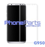 G950 Gebogen tempered glass - winkelverpakking voor Galaxy S8 - G950 (10 stuks)