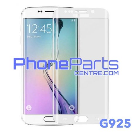 G925 Gebogen tempered glass - zonder verpakking voor Galaxy S6 Edge - G925 (25 stuks)