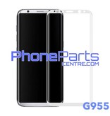 G955 Gebogen tempered glass - winkelverpakking voor Galaxy S8 Plus - G955 (10 stuks)