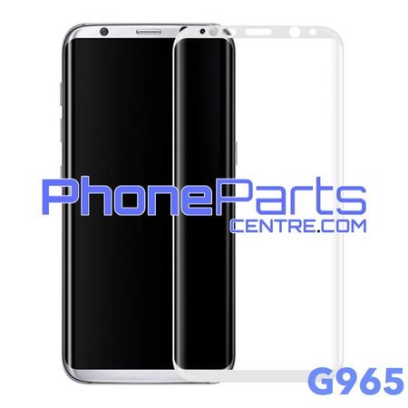 G965 Gebogen tempered glass - zonder verpakking voor Galaxy S9 Plus - G965 (25 stuks)