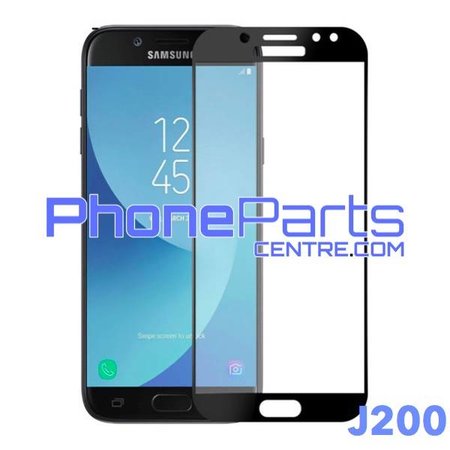 J200 5D tempered glass - winkelverpakking voor Galaxy J2 (2015) - J200 (10 stuks)