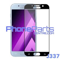 J337 5D tempered glass - retail packing for Galaxy J3 (2018) - J337 (10 pcs)