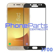 J700 5D tempered glass - zonder verpakking voor Galaxy J7 (2015) - J700 (25 stuks)