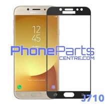 J710 5D tempered glass - retail packing for Galaxy J7 (2016) - J710 (10 pcs)