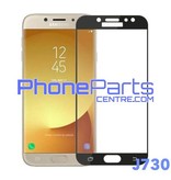 J730 5D tempered glass - retail packing for Galaxy J7 Pro (2017) - J730 (10 pcs)