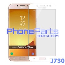 J730 5D tempered glass - retail packing for Galaxy J7 Pro (2017) - J730 (10 pcs)