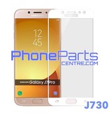 J730 5D tempered glass premium quality - no packing for Galaxy J7 Pro (2017) - J730 (25 pcs)