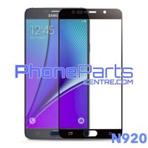 N920 5D tempered glass - winkelverpakking voor Galaxy Note 5 - N920 (10 stuks)